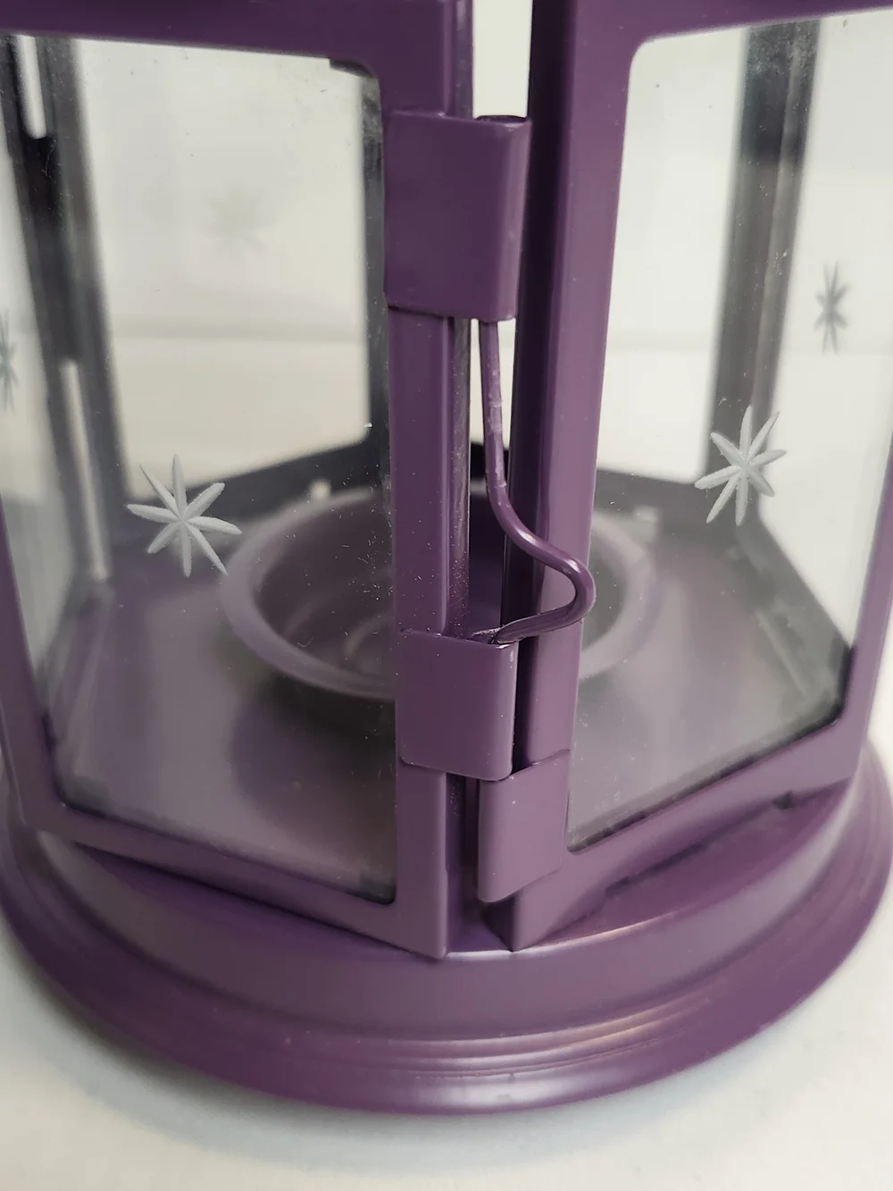 IKEA Purple Star-Cutout Metal Lantern